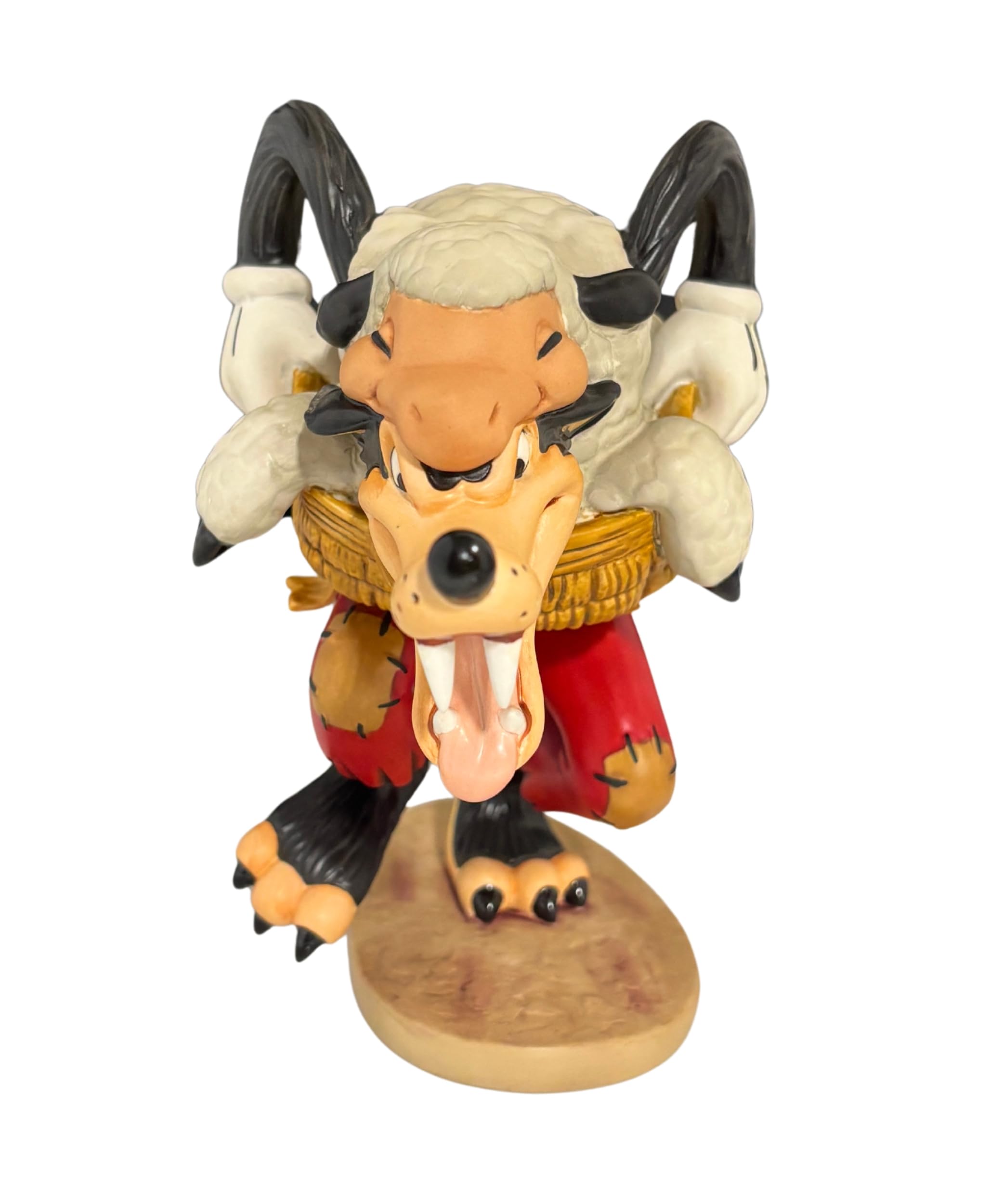 激レア Ledraplastic BIG BAD WOLF ラバードール Amazon.com: Disney WDCC Figurine Big Bad Wolf - I'm a Poor Little